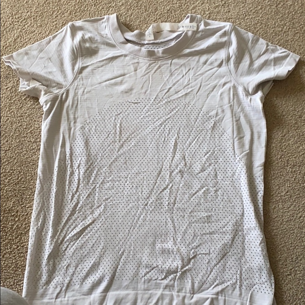 Mesh white lululemon top